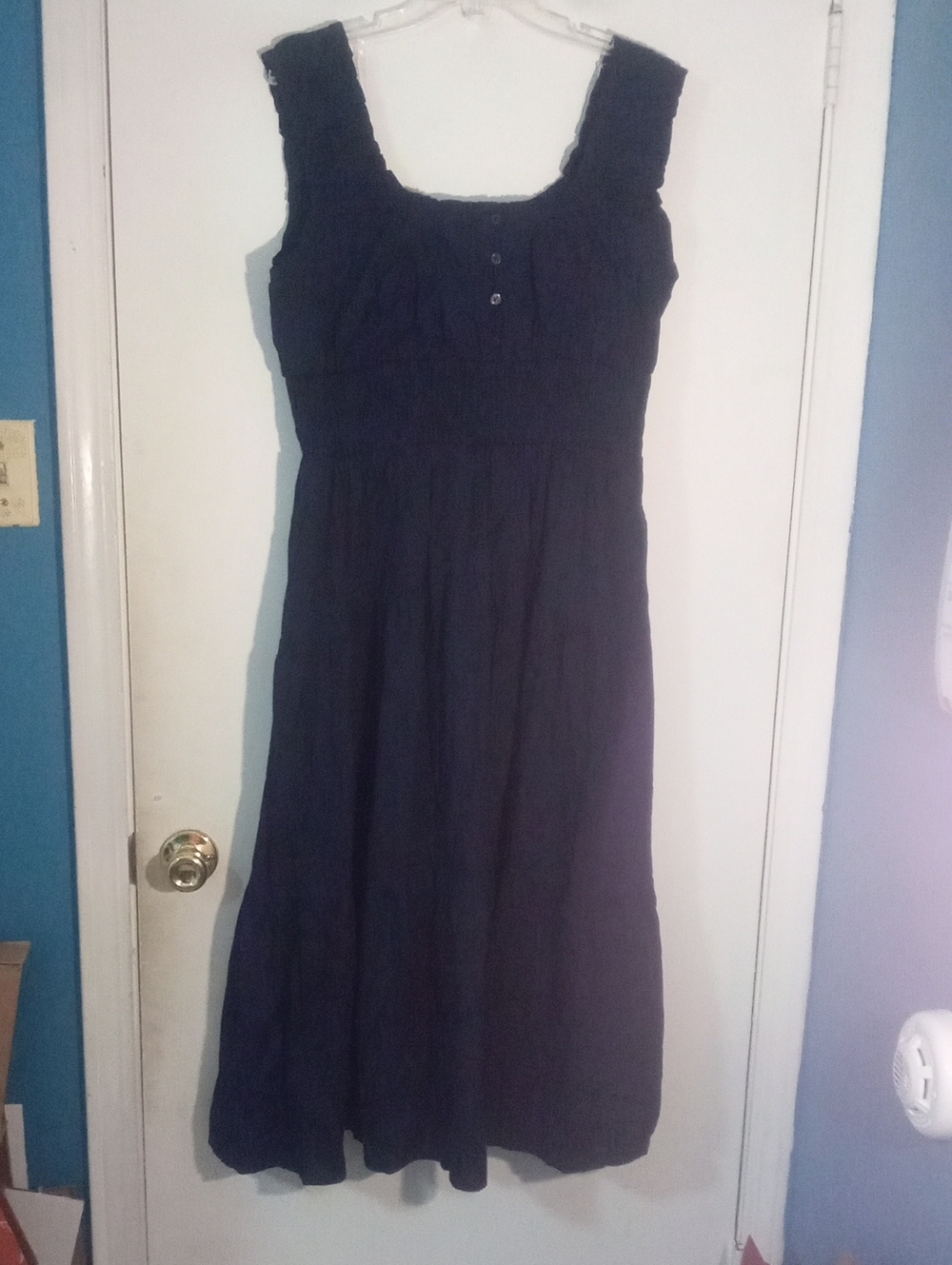 * Universal Thread Classic Navy Sleeveless Midi Dress Large NWT $40
